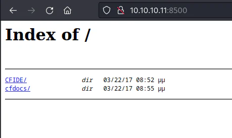 HackTheBox “Arctic” Walkthrough, figure 3