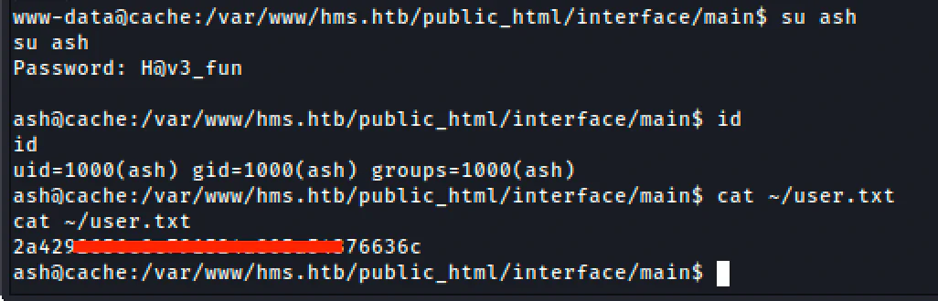 HackTheBox “Cache” Walkthrough, figure 16