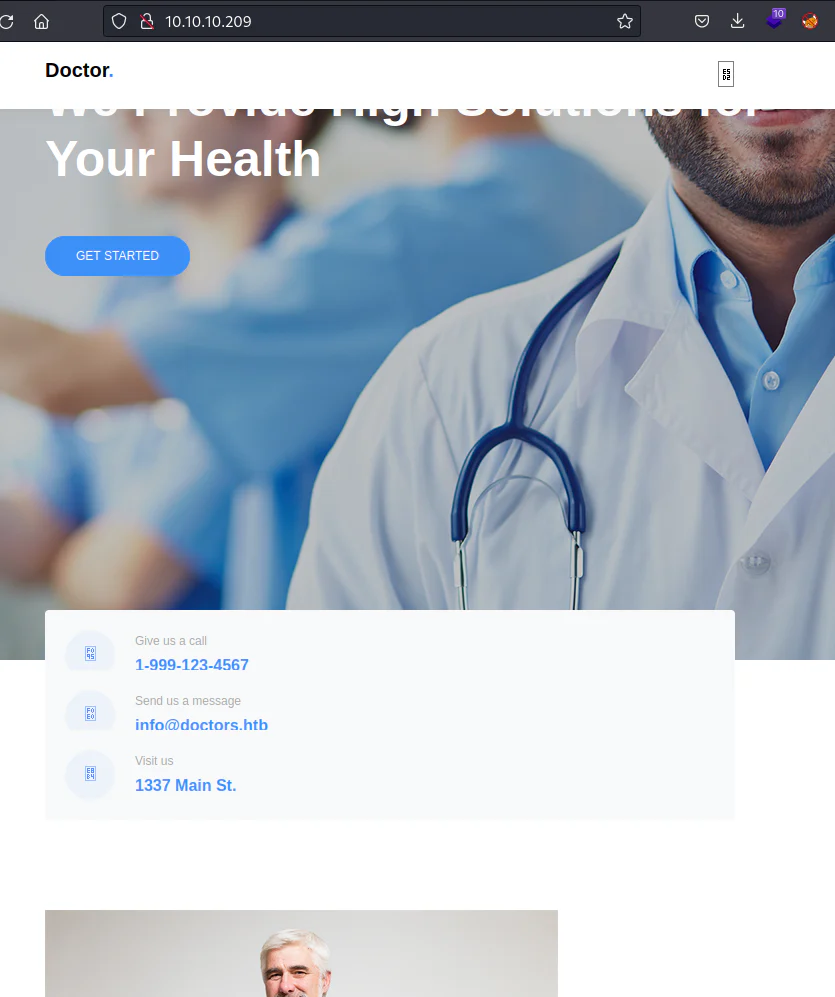 HackTheBox “Doctor” Walkthrough, figure 3