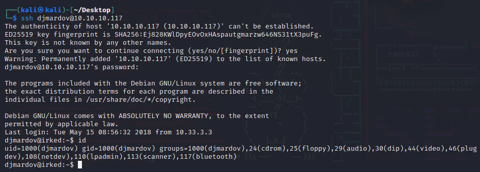 HackTheBox “Irked” Walkthrough, figure 16