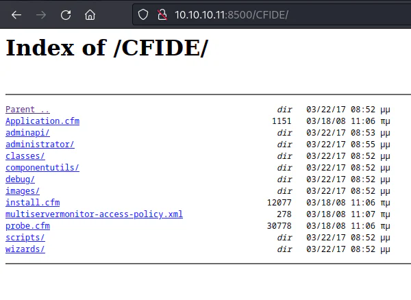 HackTheBox “Arctic” Walkthrough, figure 4