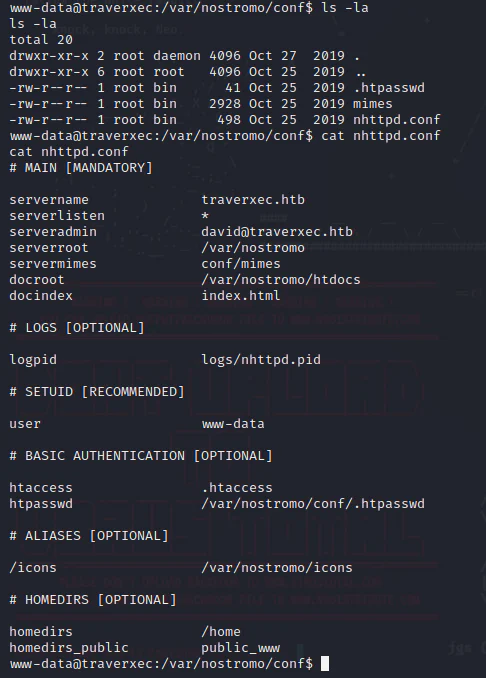 HackTheBox “Traverxec” Walkthrough, figure 10
