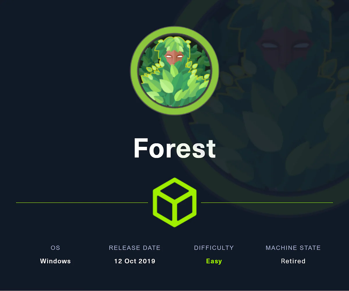 HackTheBox “Forest” Walkthrough, figure 1