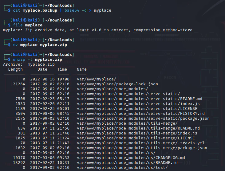 HackTheBox “Node” Walkthrough, figure 11