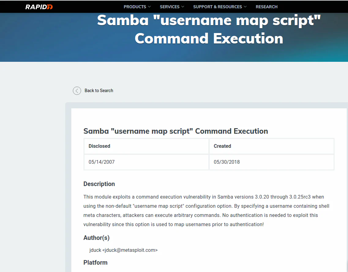 HackTheBox “Lame” With & Without Metasploit WriteUp, figure 4