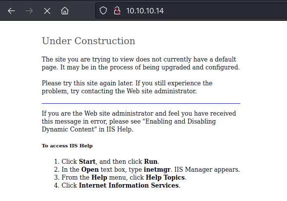 HackTheBox “Grandpa” Walkthrough, figure 3