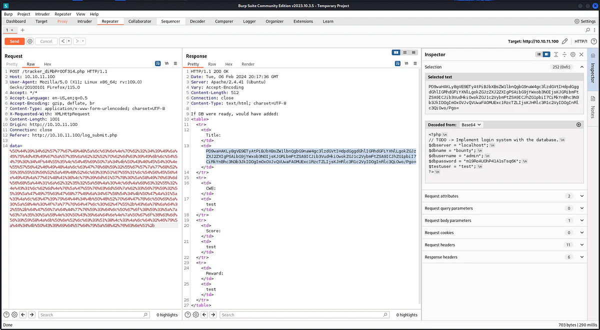 HackTheBox “BountyHunter” Walkthrough, figure 14