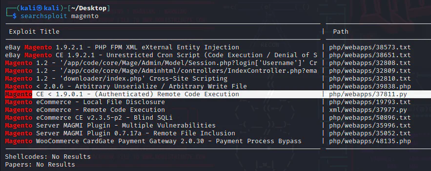 HackTheBox “SwagShop” Walkthrough, figure 14